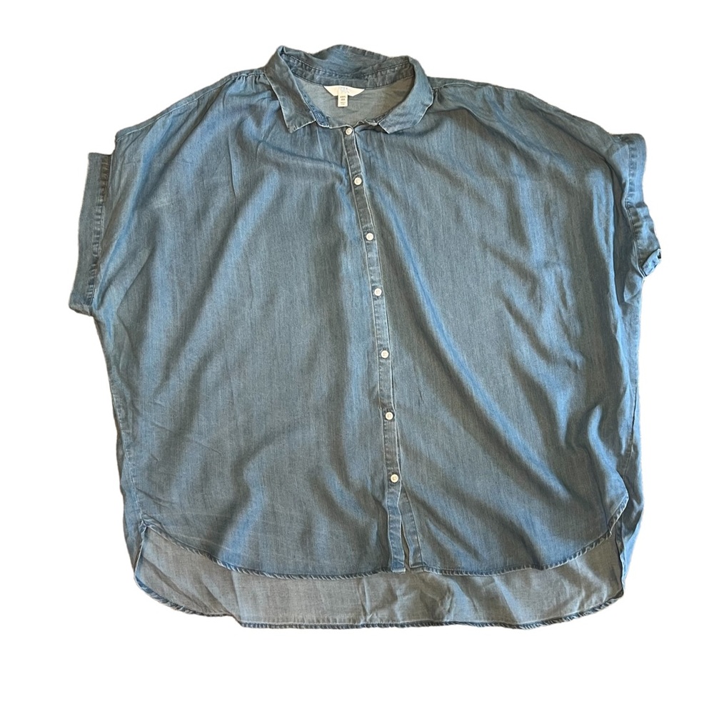 Time & Tru Denim Button Up, Sz XXXL